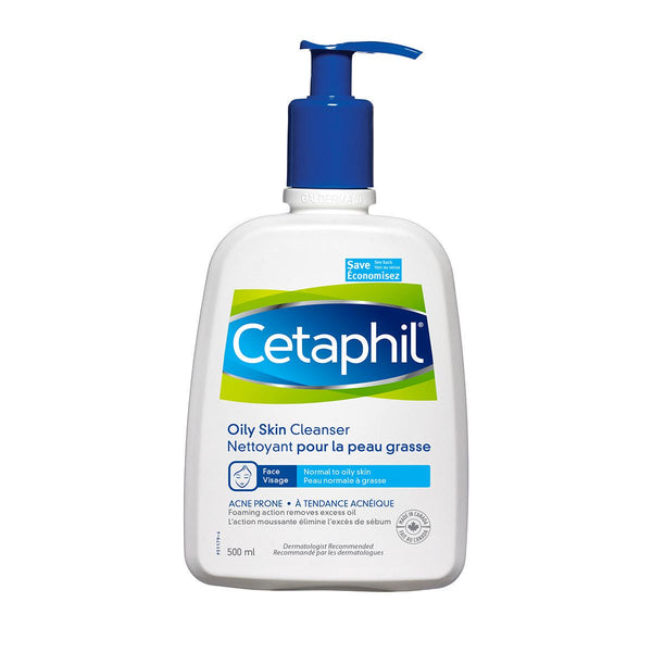 Cetaphil Nettoyant pour la peau grasse - 500 ml - The Skincare eshop