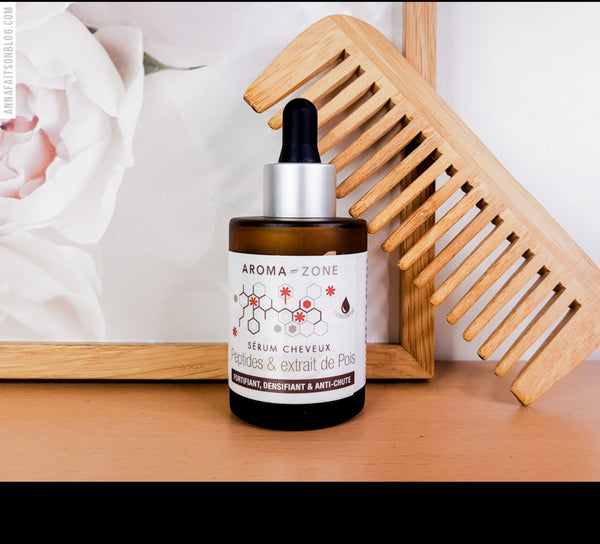 Aromazone – Sérum Anti-Chute Cheveux aux Peptides & Extrait de Pois – 60 ml