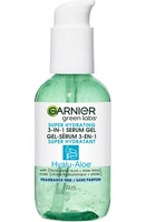 Garnier 3 in 1 super moisturizing gel with hyaluronic acid and aloe vera gel - 72 ml