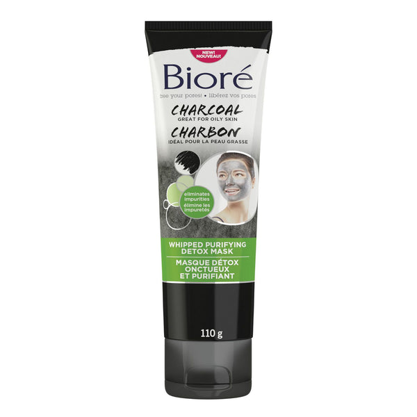 Bioré Masque détox purifiant façon crème fouettée au charbon - 110 ml - The Skincare eshop