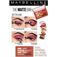 Maybelline- Palette d'ombre à paupieres- The Matte Bar - The Skincare eshop