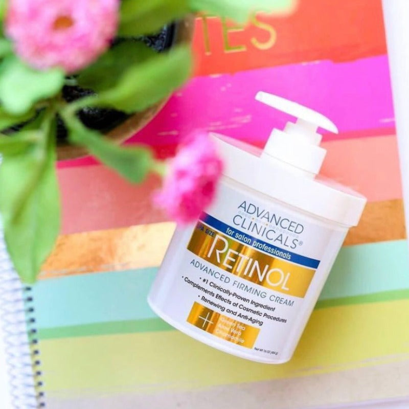 Advanced Clinicals Crème pour le visage et le corps au Retinol 500 g