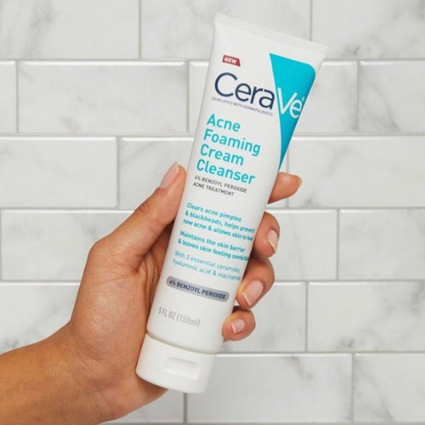 Cerave Nettotant moussant contre l’acné - 158 ml The Skincare Eshop Cameroun